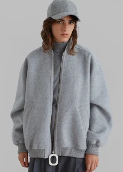 Jw Anderson Oversized Wool Bomber Jacket
