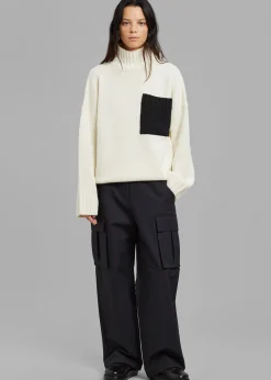 Jw Anderson Patch Pocket Turtleneck