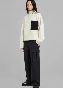 Jw Anderson Patch Pocket Turtleneck