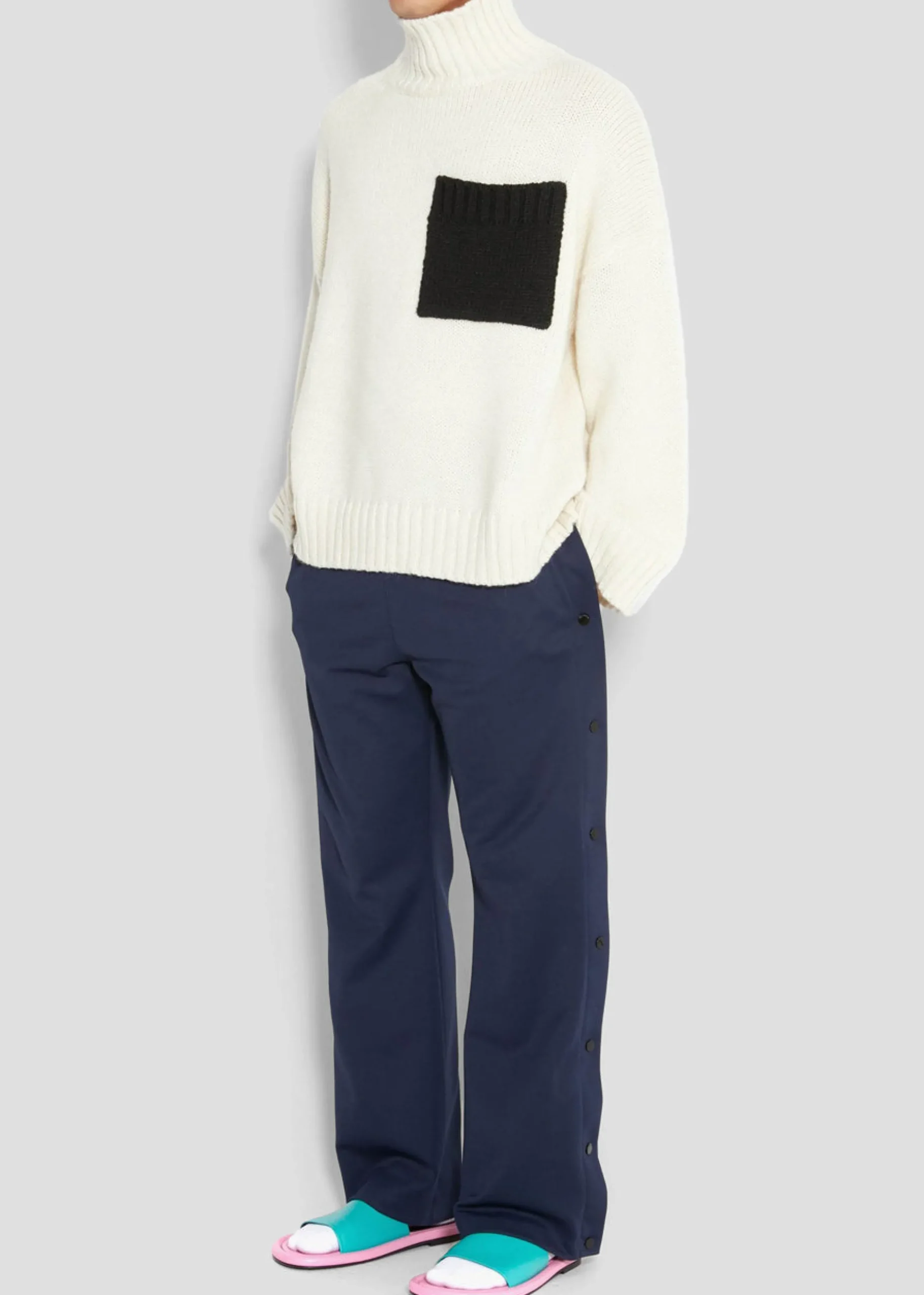 Jw Anderson Patch Pocket Turtleneck