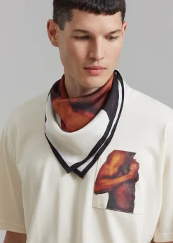 Jw Anderson Printed Silk Scarf