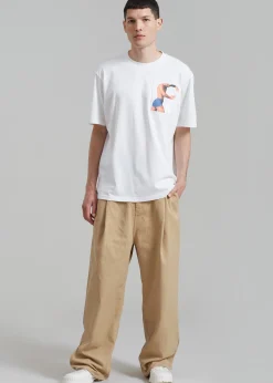 Jw Anderson Profile Stud Chest Pocket T-Shirt
