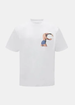 Jw Anderson Profile Stud Chest Pocket T-Shirt