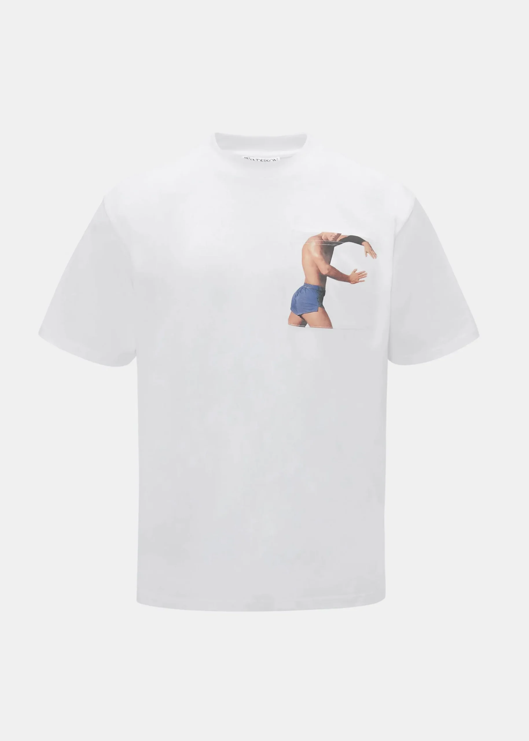 Jw Anderson Profile Stud Chest Pocket T-Shirt