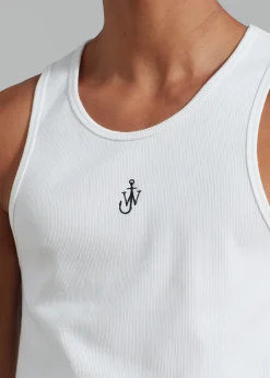 Jw Anderson Profile Stud Back Print Tank
