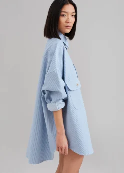 Kaline Light Blue Pocket Shirt