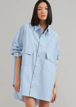 Kaline Light Blue Pocket Shirt