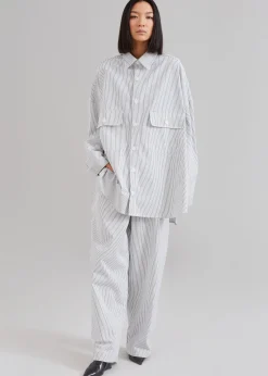 Kaline White Pocket Shirt