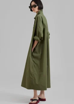 Kason Oversized Shirt Dress