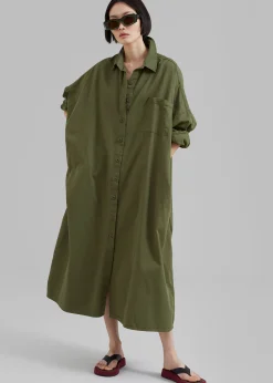 Kason Oversized Shirt Dress