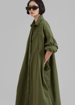 Kason Oversized Shirt Dress