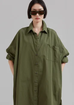 Kason Oversized Shirt Dress