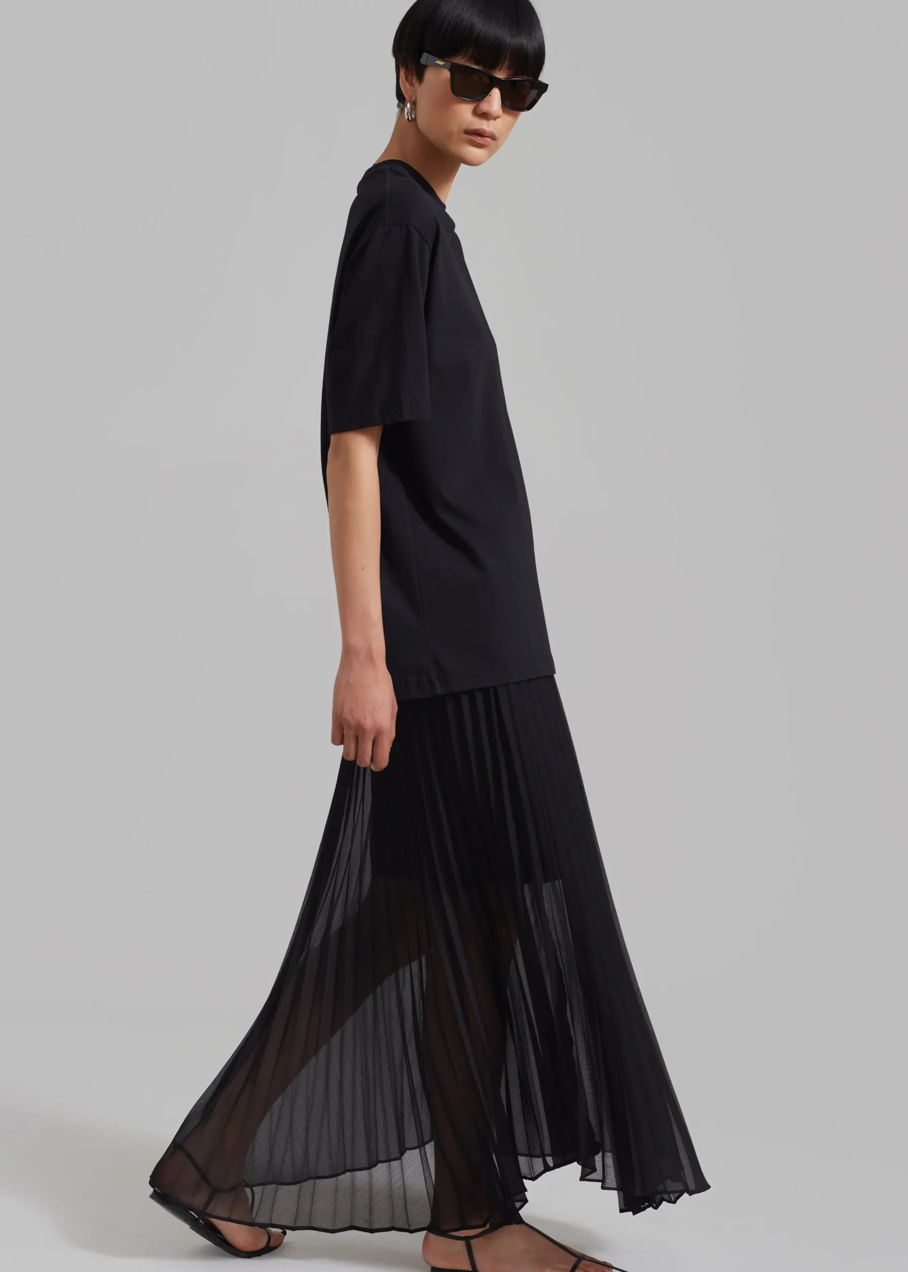 Kaya Pleated Maxi Skirt