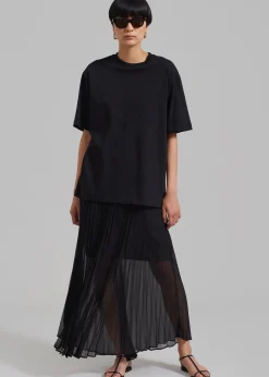 Kaya Pleated Maxi Skirt
