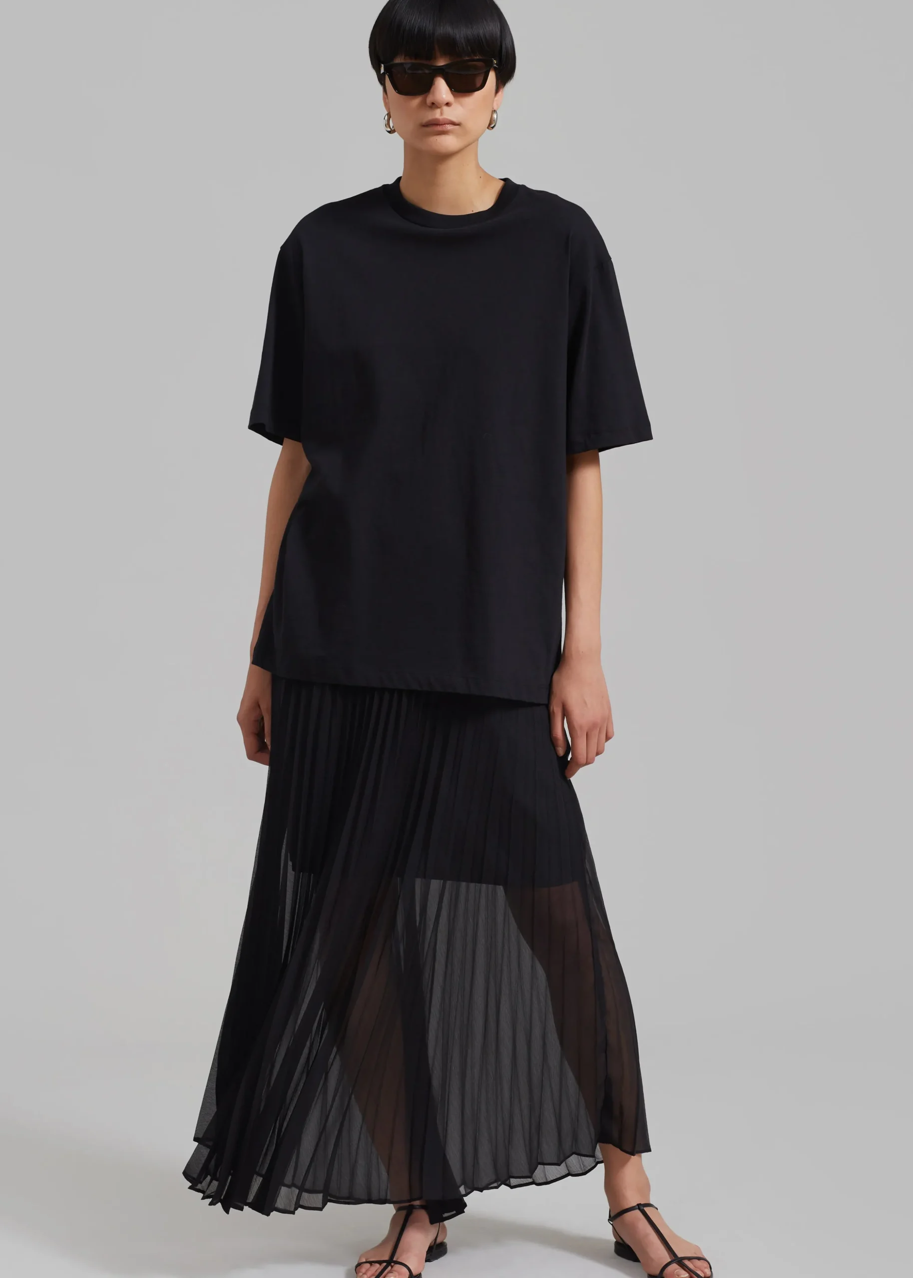 Kaya Pleated Maxi Skirt