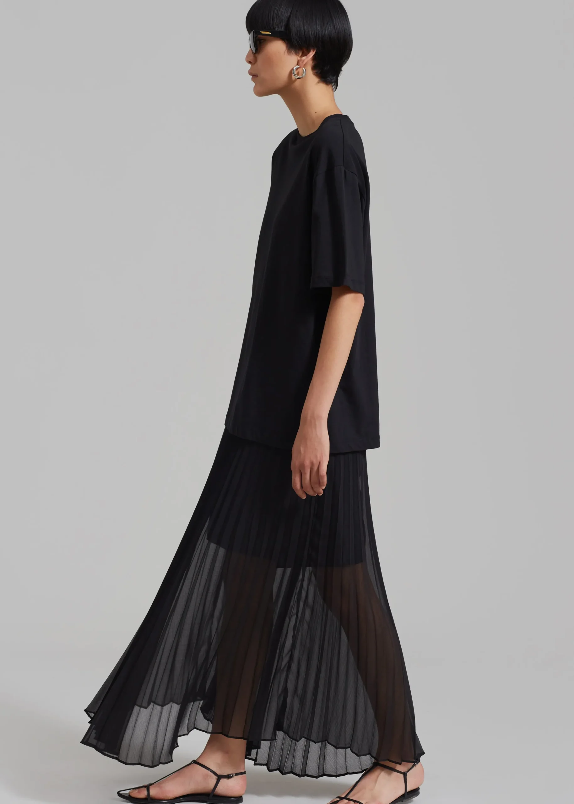 Kaya Pleated Maxi Skirt