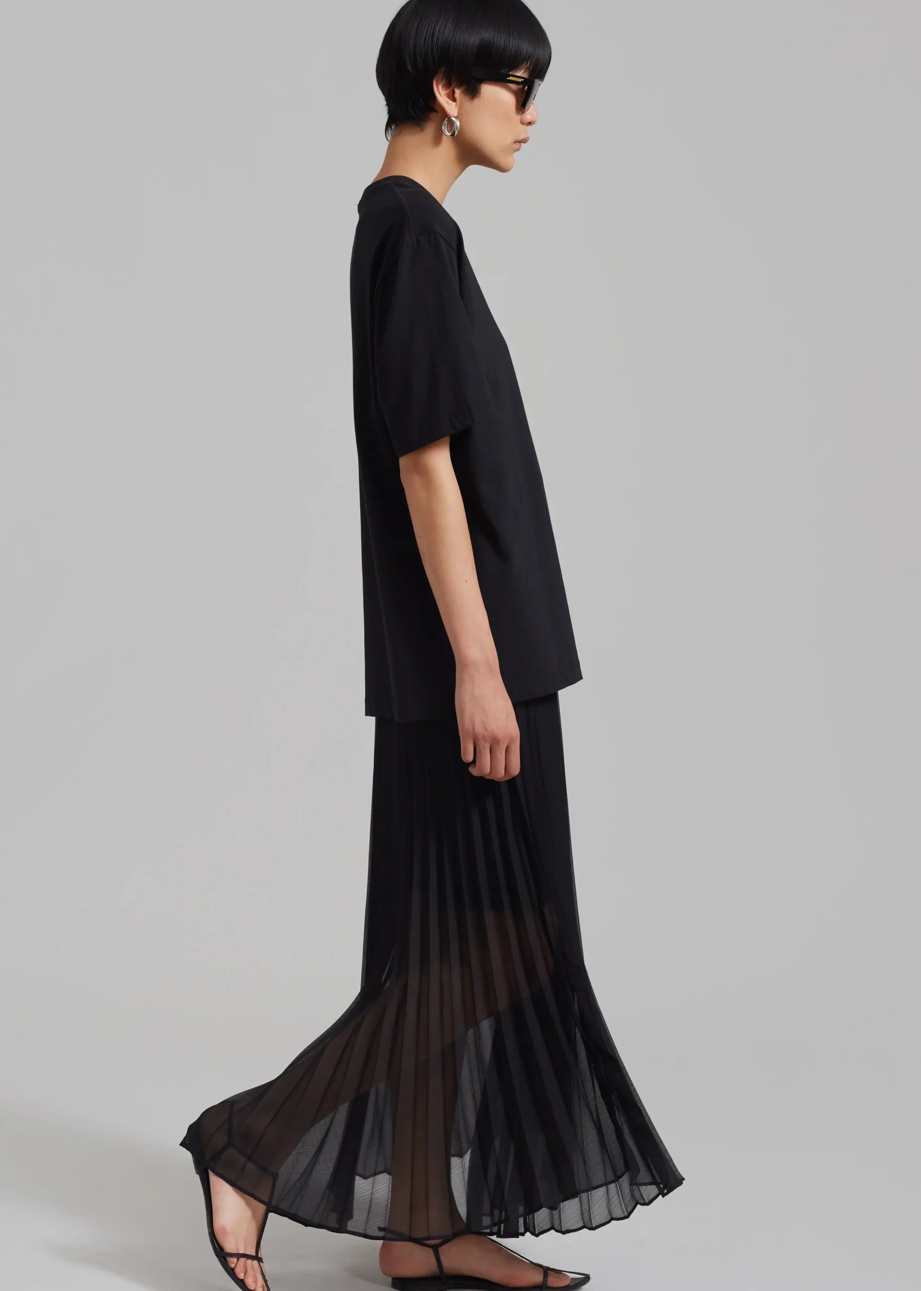 Kaya Pleated Maxi Skirt
