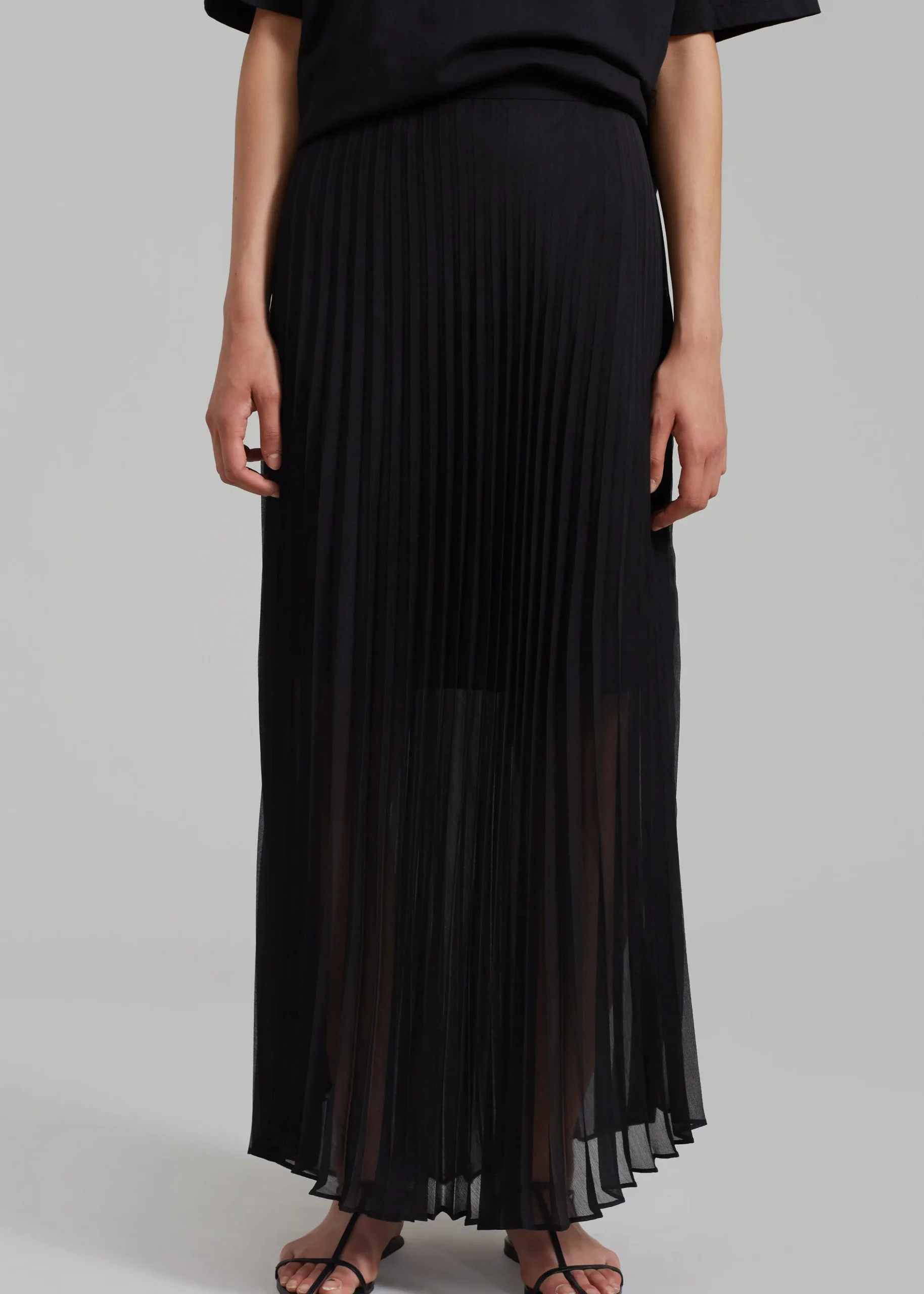 Kaya Pleated Maxi Skirt