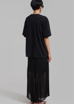 Kaya Pleated Maxi Skirt