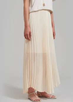 Kaya Pleated Maxi Skirt