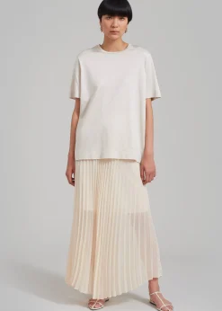 Kaya Pleated Maxi Skirt