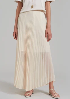 Kaya Pleated Maxi Skirt