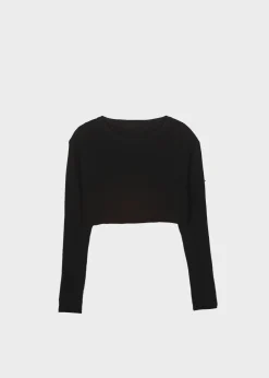 Kaz Cropped Knit Top