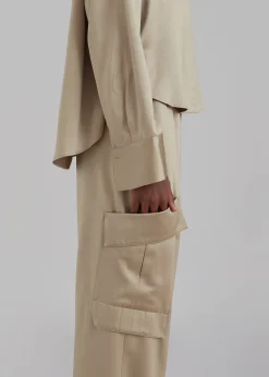 Kemp Silky Cargo Pants