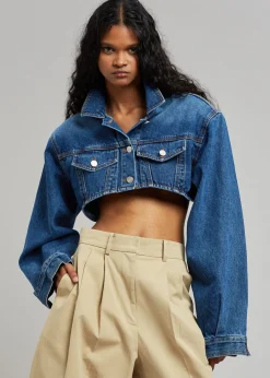 Kett Cropped Denim Jacket