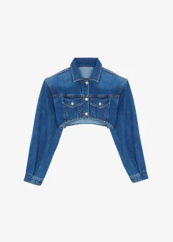 Kett Cropped Denim Jacket