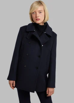 Kimmo Faux Fur Collar Peacoat