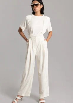 Lena Padded Shoulder Tee