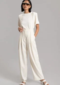 Lena Padded Shoulder Tee
