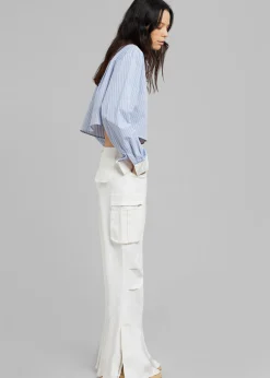 Lil Contrast Cuff Shirt