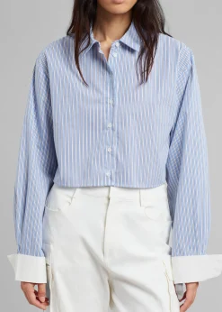 Lil Contrast Cuff Shirt