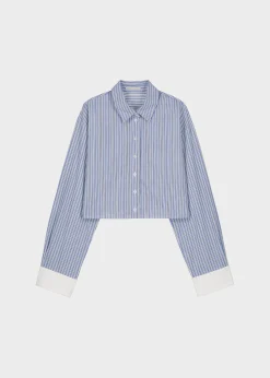 Lil Contrast Cuff Shirt