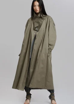 Lottie Wing Collar Trench Coat