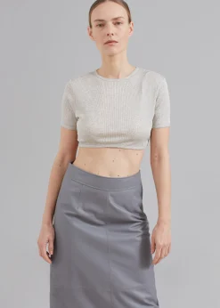 Loulou Studio Adas Cropped Top