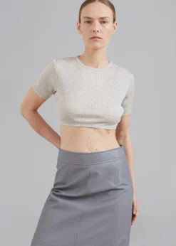 Loulou Studio Adas Cropped Top