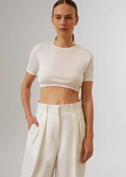 Loulou Studio Adas Cropped Top