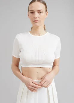 Loulou Studio Adas Cropped Top