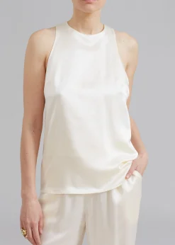 Loulou Studio Estor Silk Tank Top