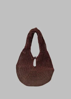 Low Classic Crochet Hobo Bag