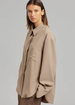 Lui Fluid Pinstripe Shirt