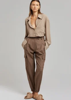 Lui Fluid Pinstripe Shirt