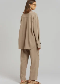 Lui Fluid Pinstripe Shirt