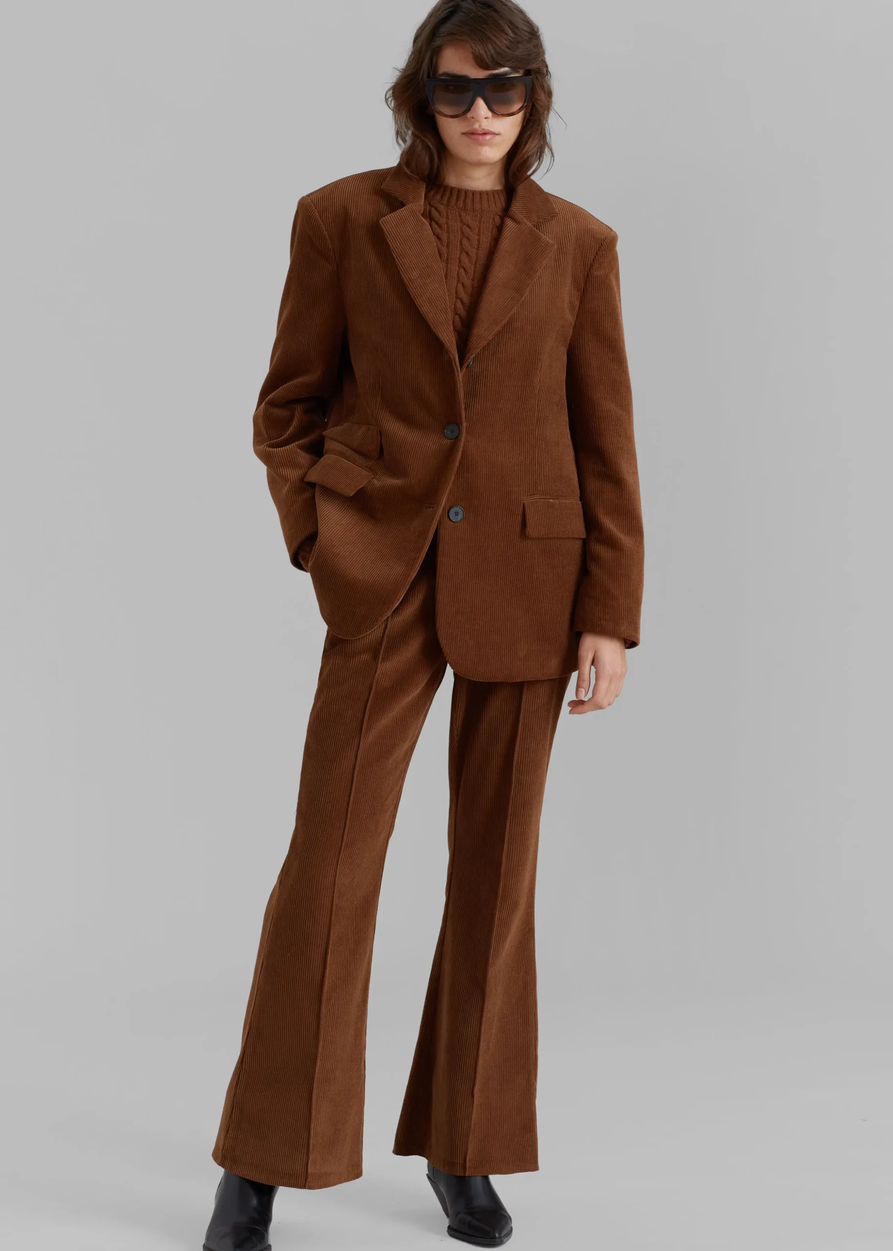 Lydian Corduroy Flare Pants