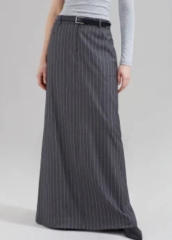 Malvo Long Pencil Skirt