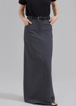 Malvo Long Pencil Skirt