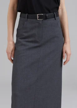 Malvo Long Pencil Skirt